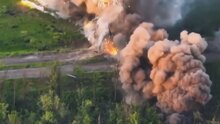  Massive Explosion As Ukrainian Forces Destroy Russian Ammo In The Field